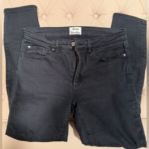 Acne Studios Skin 5 Black Denim Jeans